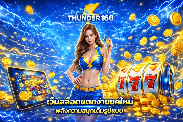 thunder168x เว็บสล็อตแตกง่ายยุคใหม พลังความสนุกเต็มรูปแบบ